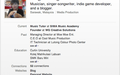 Updating My “Professional Profile”
