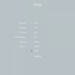 Settings Screen