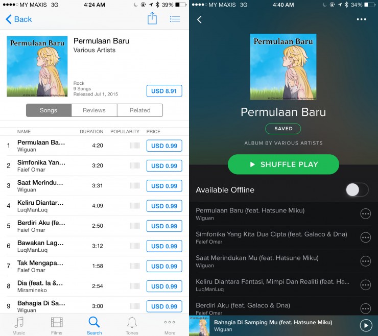 iTunes-Spotify