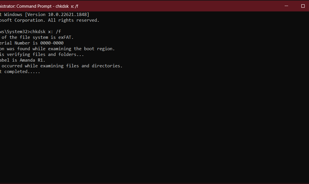 Use CHKDSK To Recover Your Hard Drive