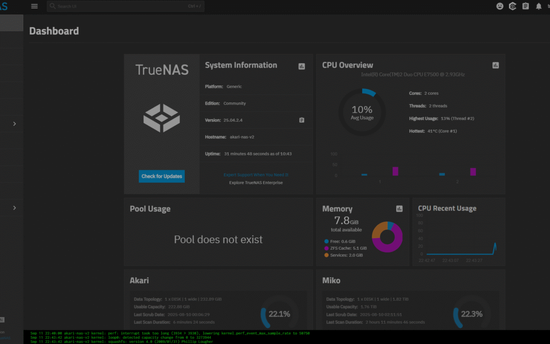 Test SATA Speed For All Disks in TrueNAS Scale